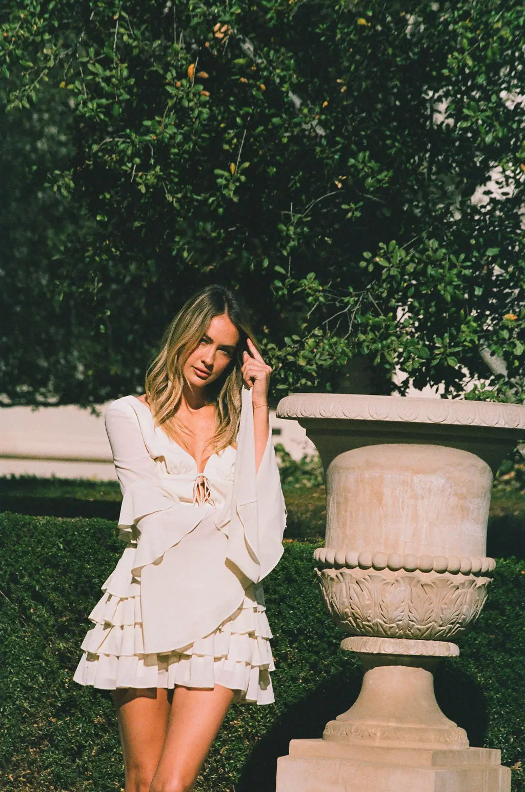 Mini ALB Ruffle Dress