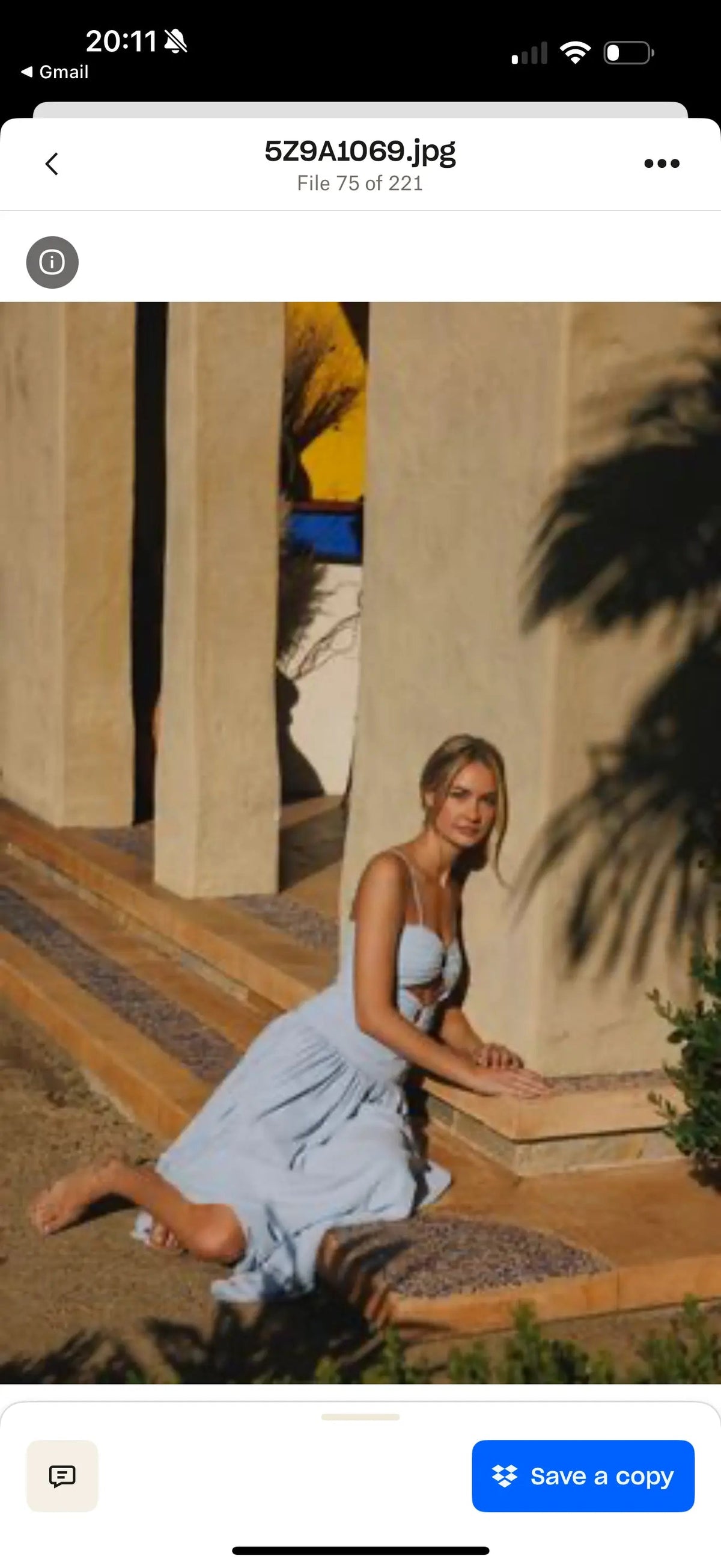 Blue Legacy Dress