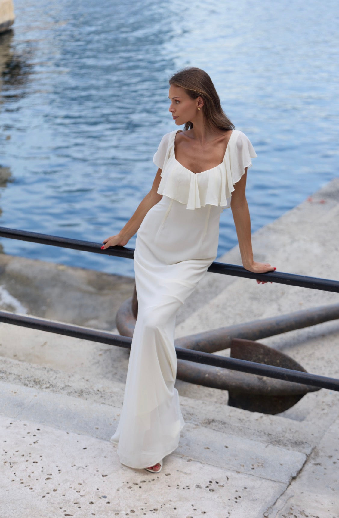 VANILLA CREAM MAXI DRESS