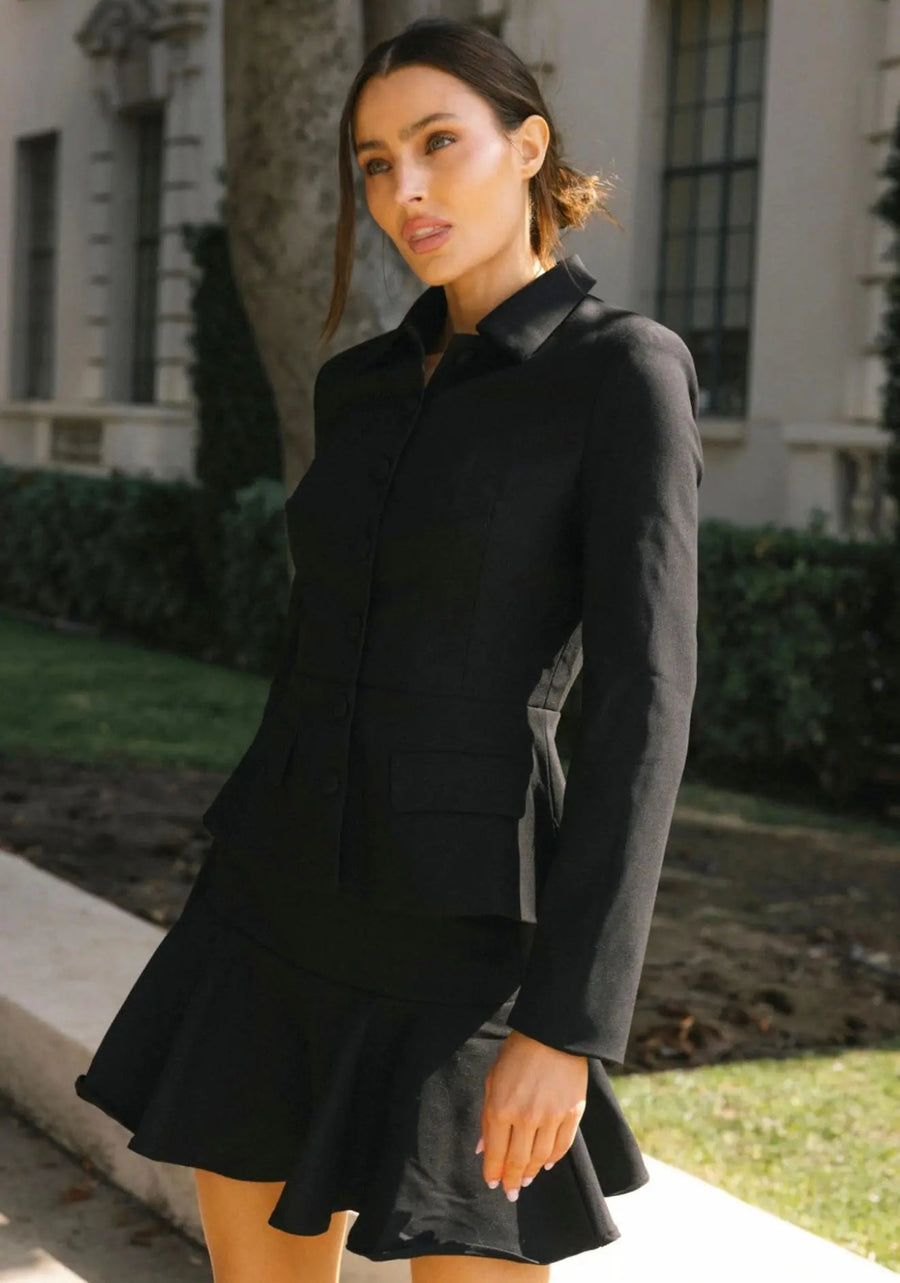 Porter Black Skirt