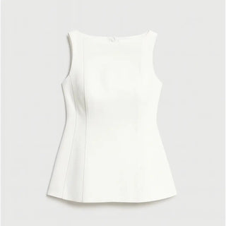 Anne Louise Boutique The Icon Top, stylish sleeveless blouse with a trendy neckline and vibrant color, perfect for casual or dressy wear.