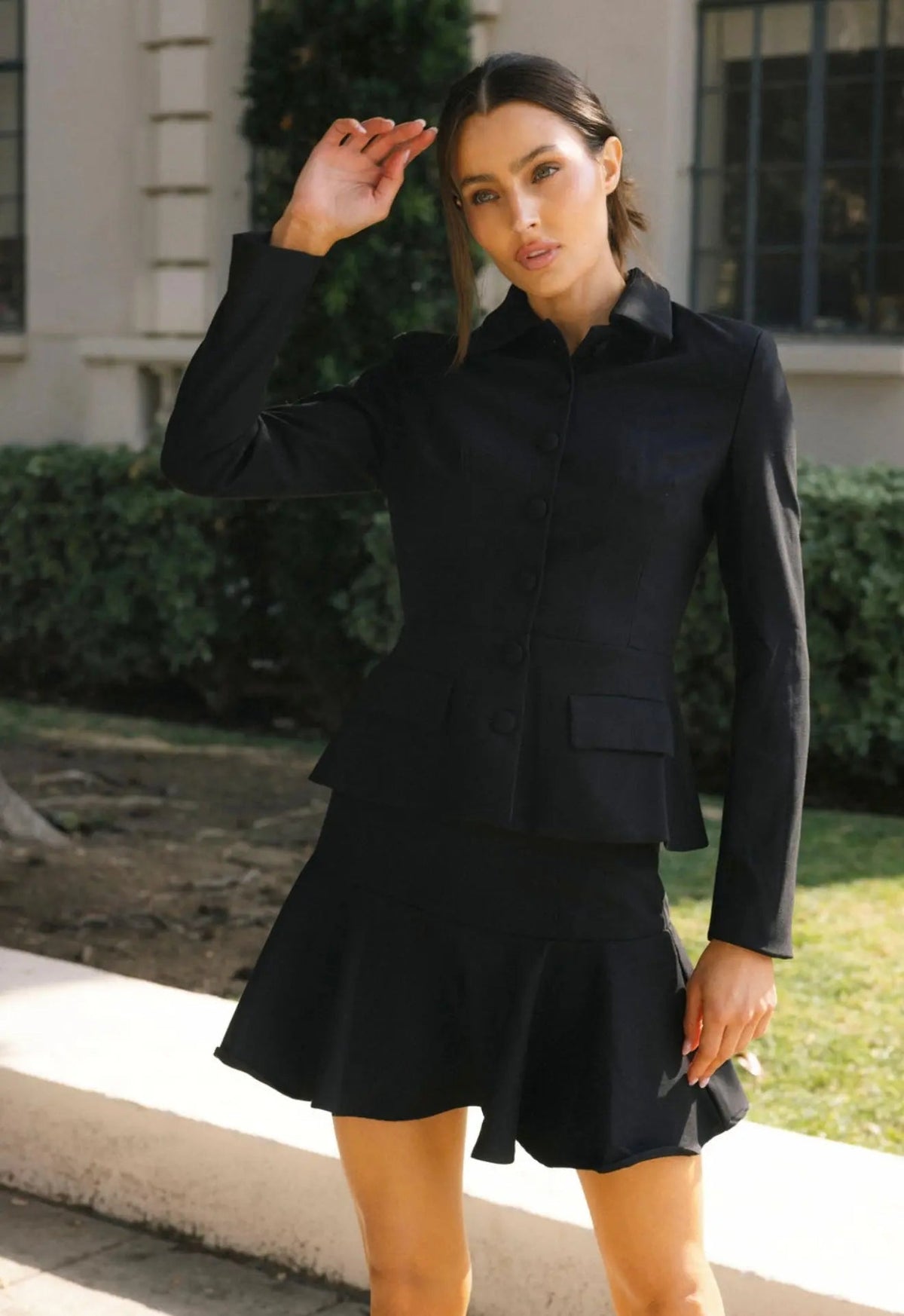 Porter Black Skirt