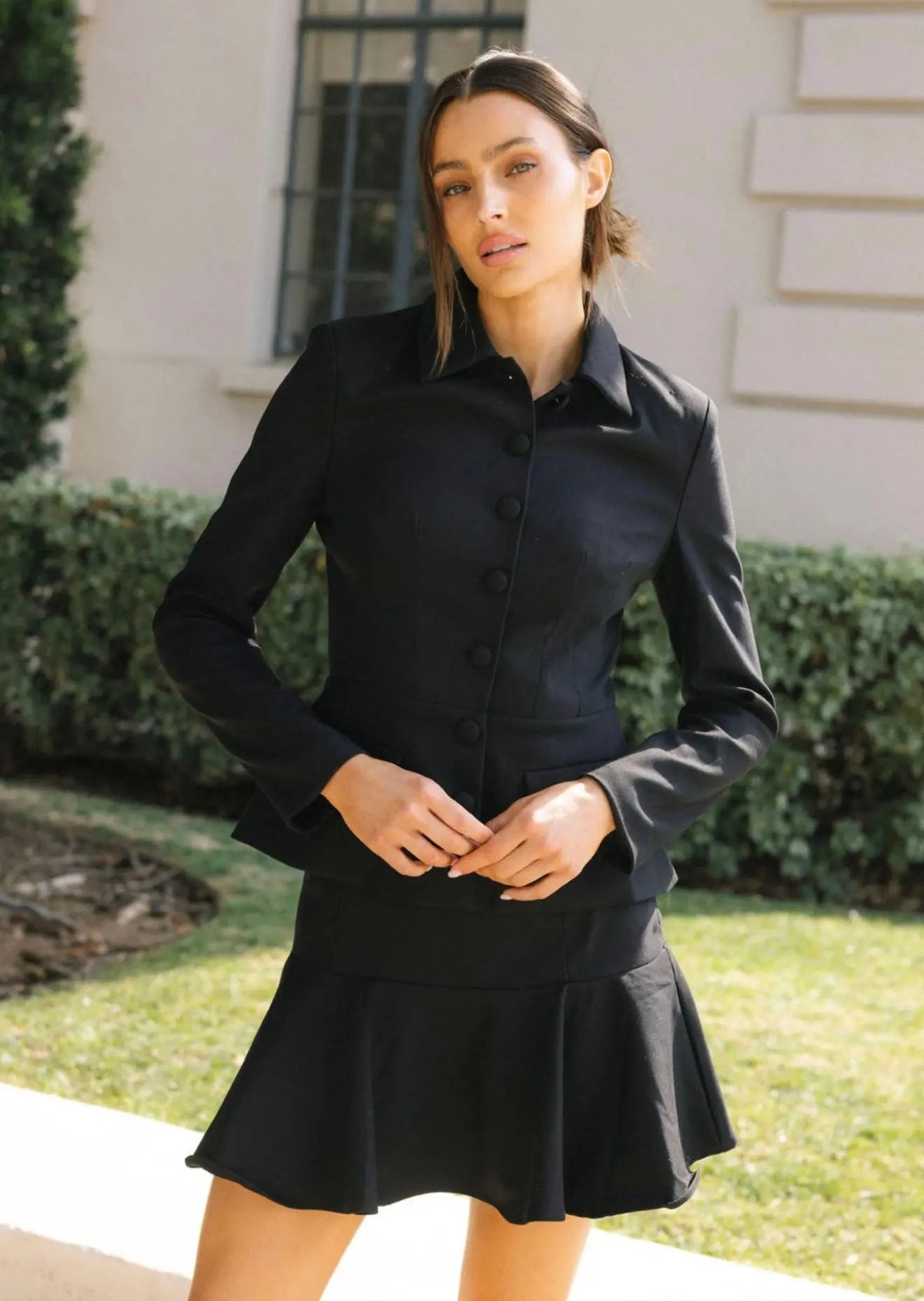 Porter Black Skirt