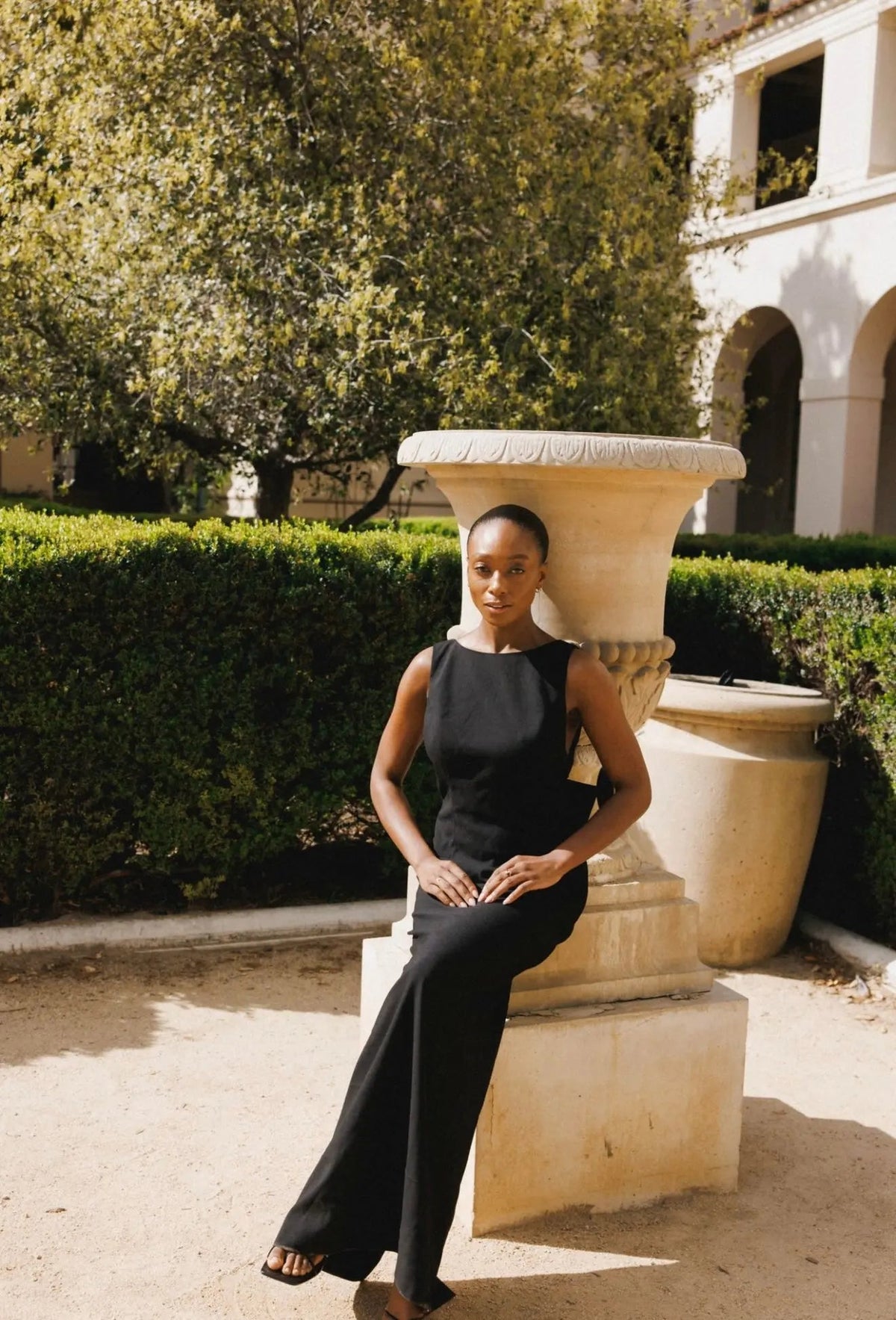 Black Bow Dress Maxi