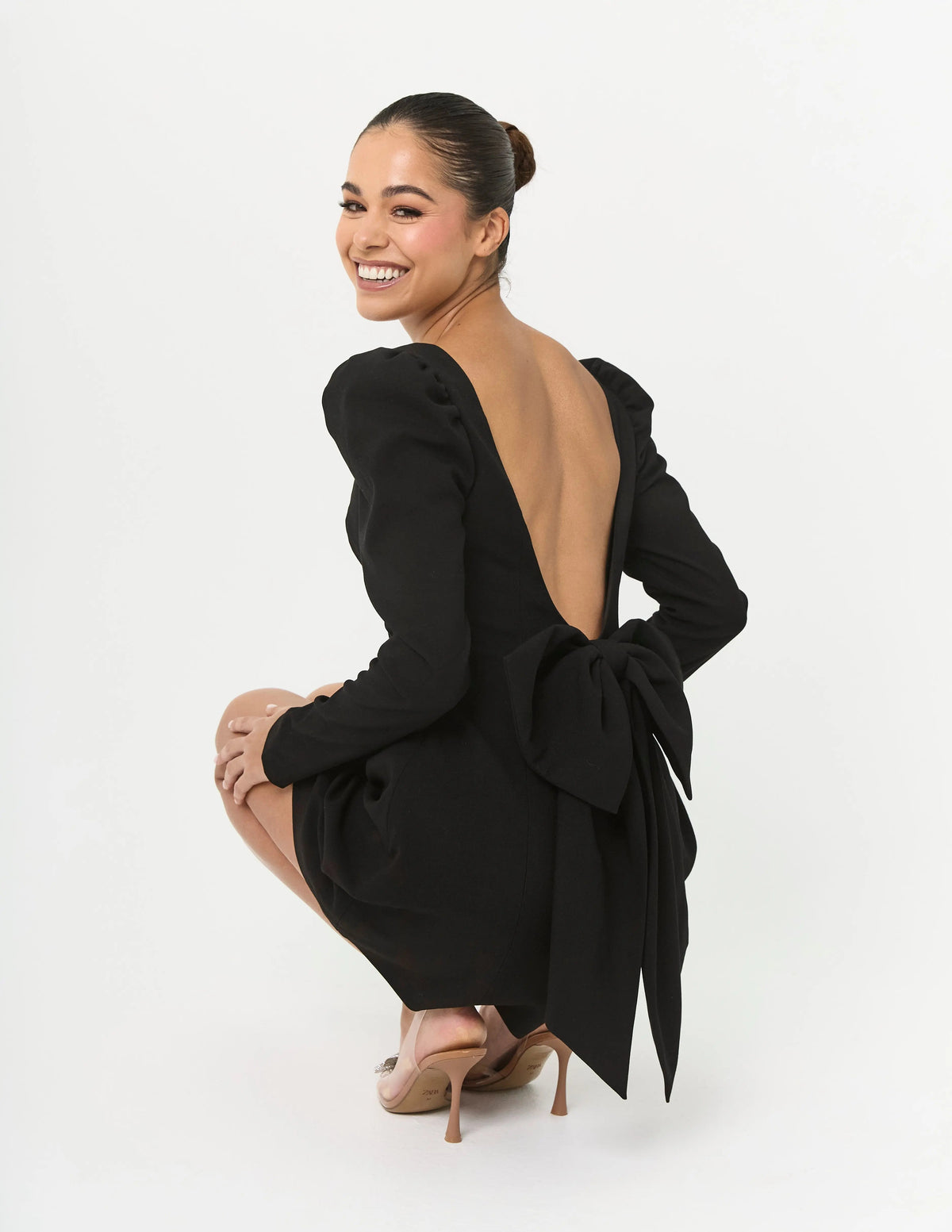 Black Bow Dress - Rouge Collection