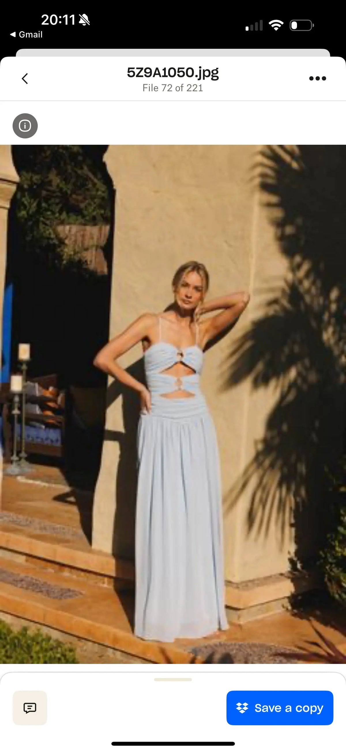 Blue Legacy Dress