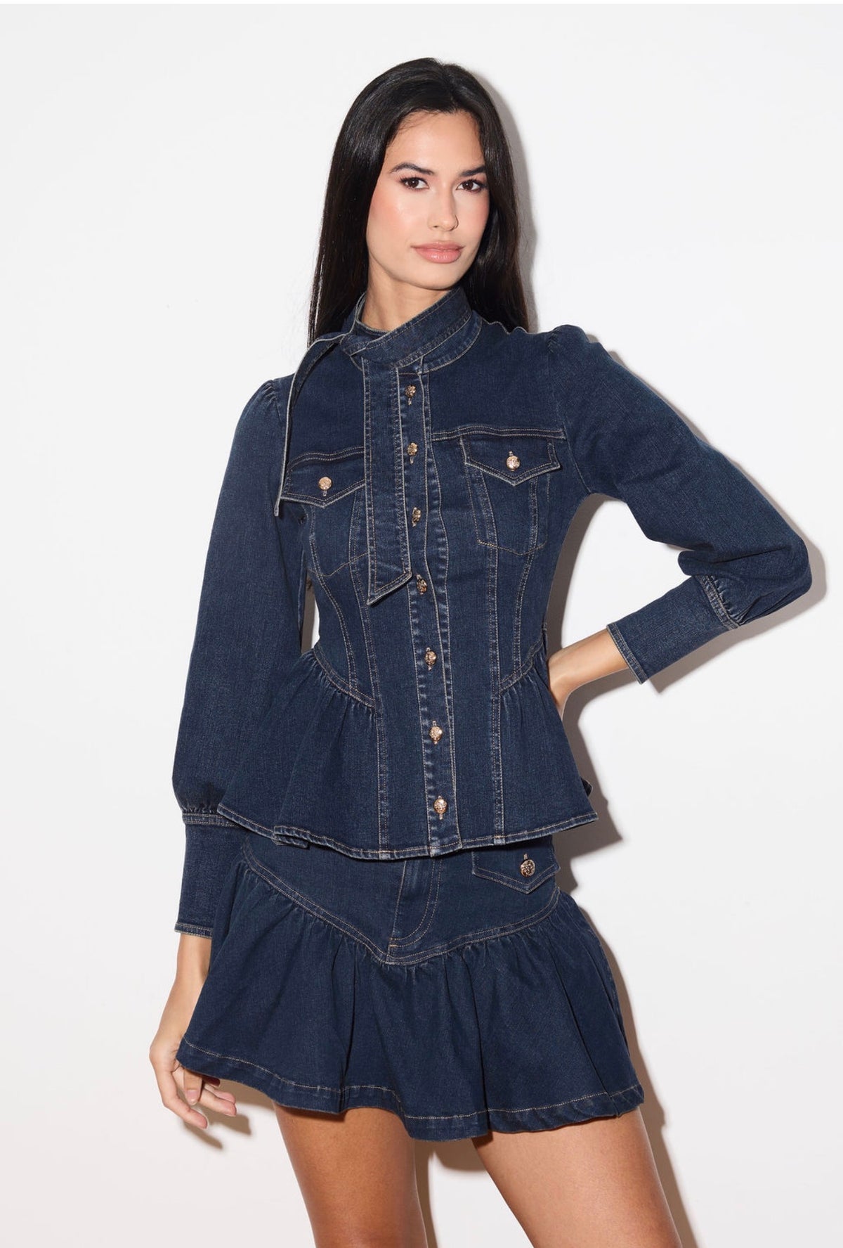 MAE DENIM SKIRT