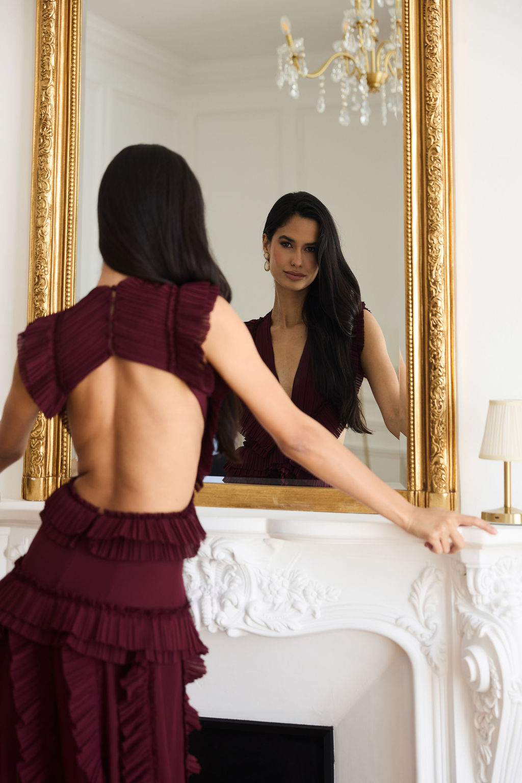 ROUGE RIVIERA CASSINI - MAROON RED
