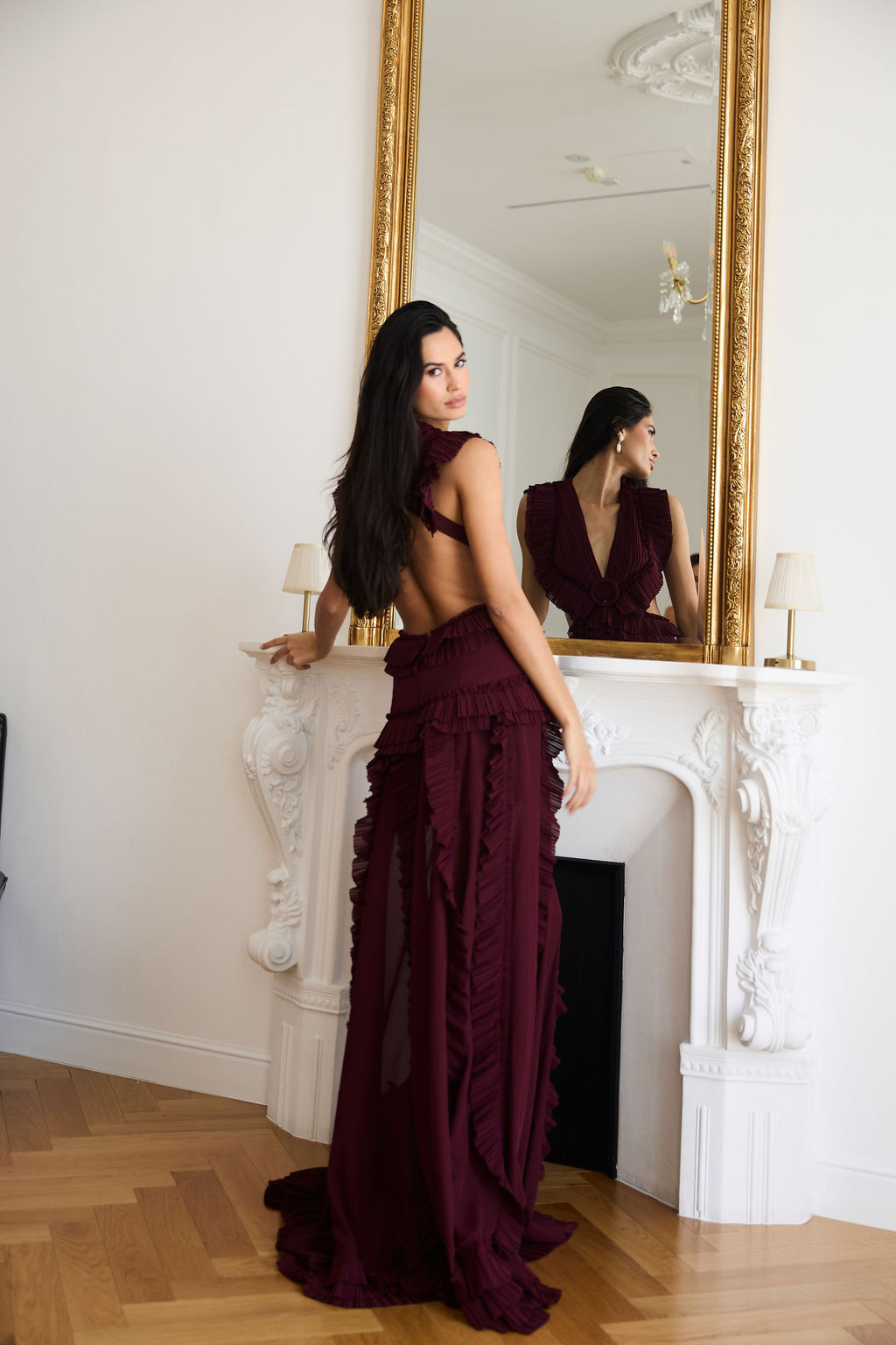 ROUGE RIVIERA CASSINI - MAROON RED