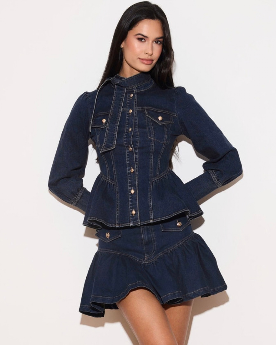 MAE DENIM SKIRT