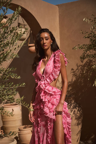 Rose Water Cassini Dress