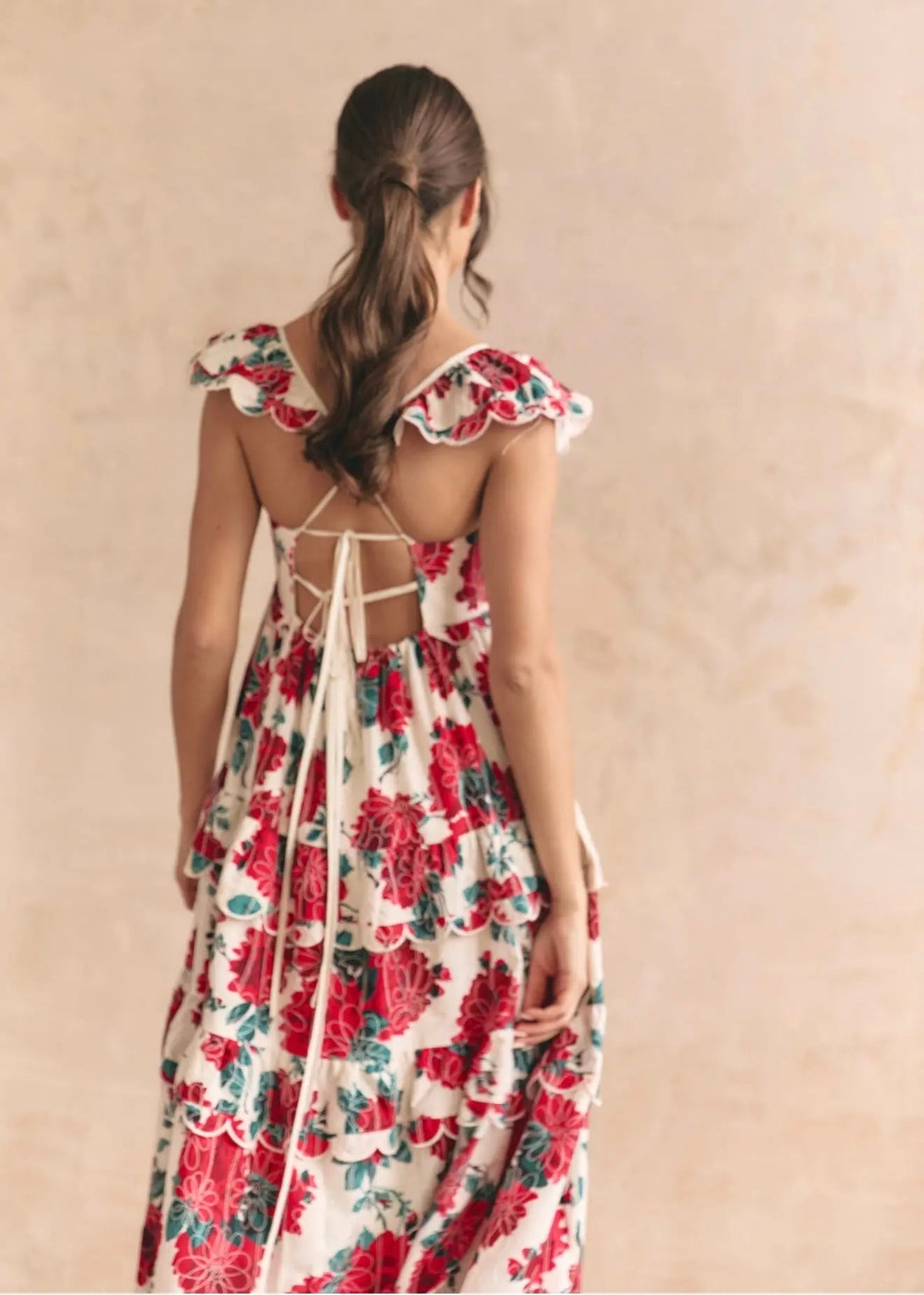 Monaco Rose Maxi Dress